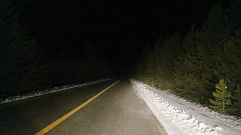 Extrema precaución por presencia de hielo en sectores de Ruta 40 y 23 
