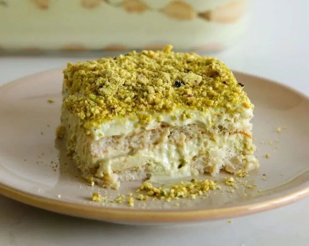Hacé tiramisú de pistachos: una reversión exquisita del postre italiano