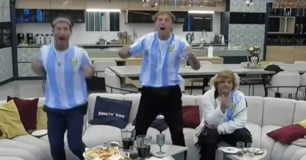 Así se vivieron los penales de la Argentina ante Ecuador en la casa de Gran Hermano