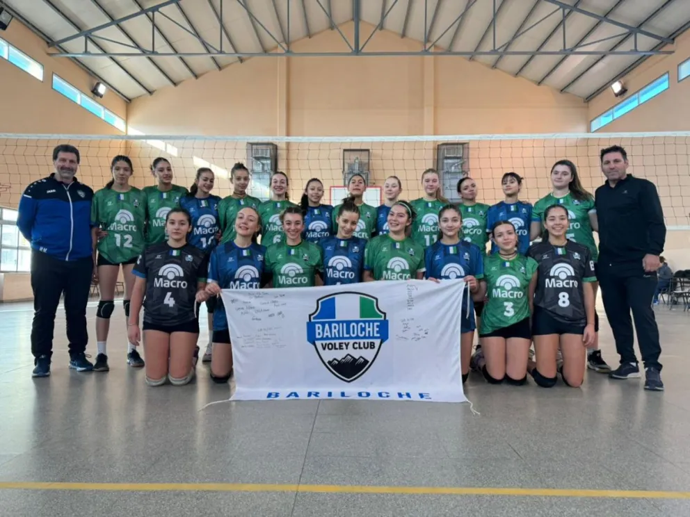 Podios para Bariloche Vóley Club en Los Menucos