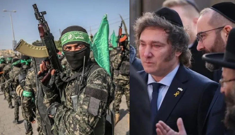 Hamás emitió un comunicado acusando a Milei de "justificar el genocidio" en Gaza