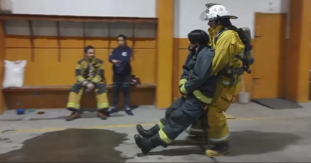 Bomberos Voluntarios Bariloche ya tiene definido los representantes para las competencias de habilidades bomberiles