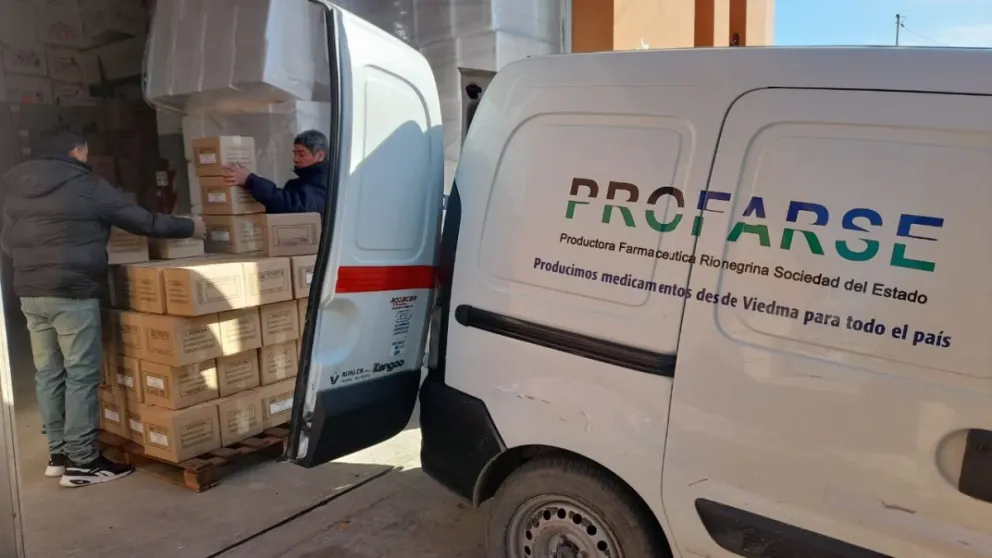 PROFARSE distribuye medicamentos en hospitales rionegrinos