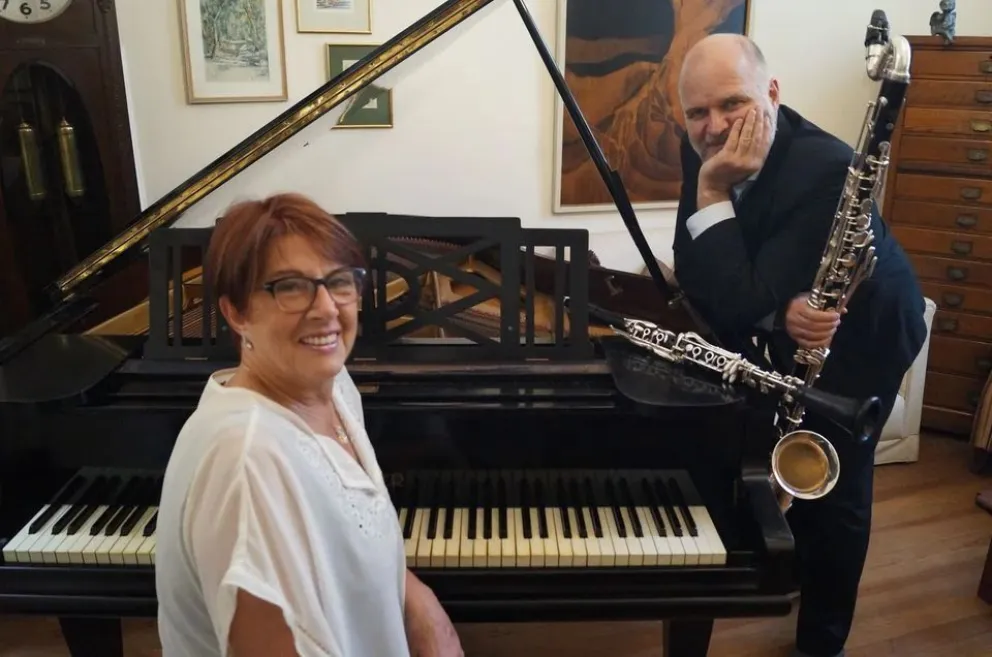 Llega el Dúo Laurino-Vieri de clarinete y piano