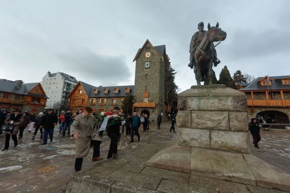 Acto en homenaje a Roca en el Centro Cívico, julio de 2024 (foto: Matías Garay).