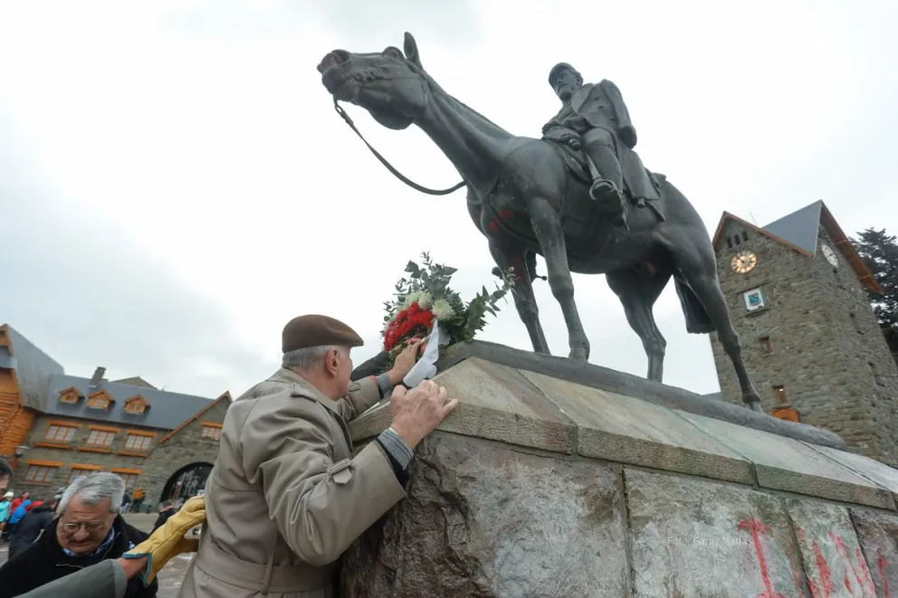 Roca fue homenajeado en Bariloche