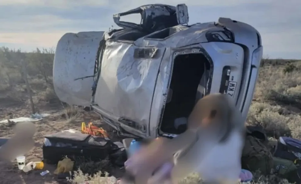 Tragedia en la Ruta 151: un fallecido y dos heridos en un vuelco