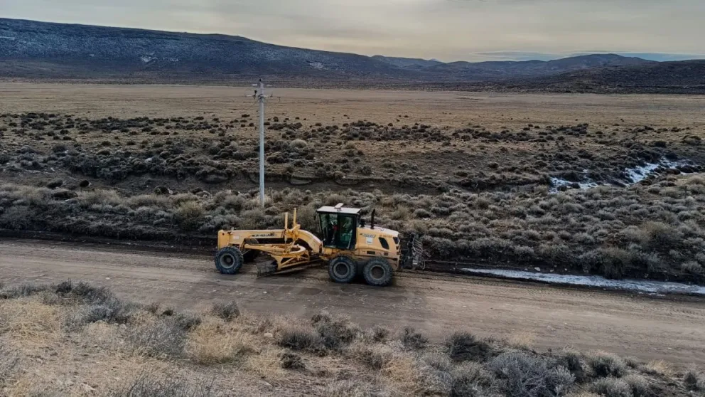 Vialidad Nacional realiza tareas de bacheo en la Ruta Nacional 23