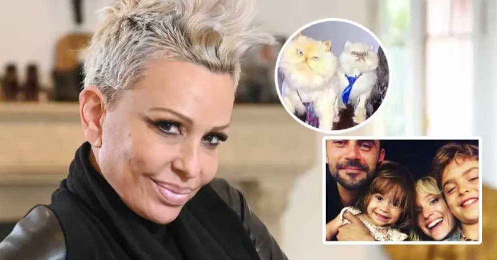 Daniela Cardone contó cómo reaccionaron sus nietos al ver sus gatos embalsamados