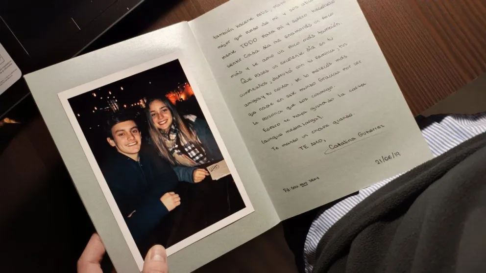 "Quería que fueras tan pero tan feliz. No puedo creerlo", desgarradoras palabras del novio de Catalina Gutiérrez 