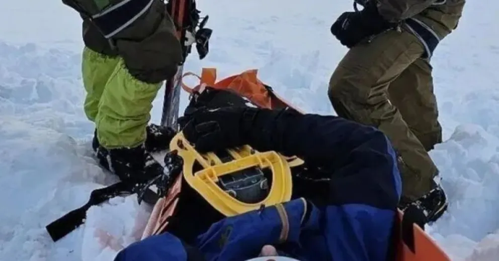 Esquiaba en el volcán Puyehue y debió ser rescatada