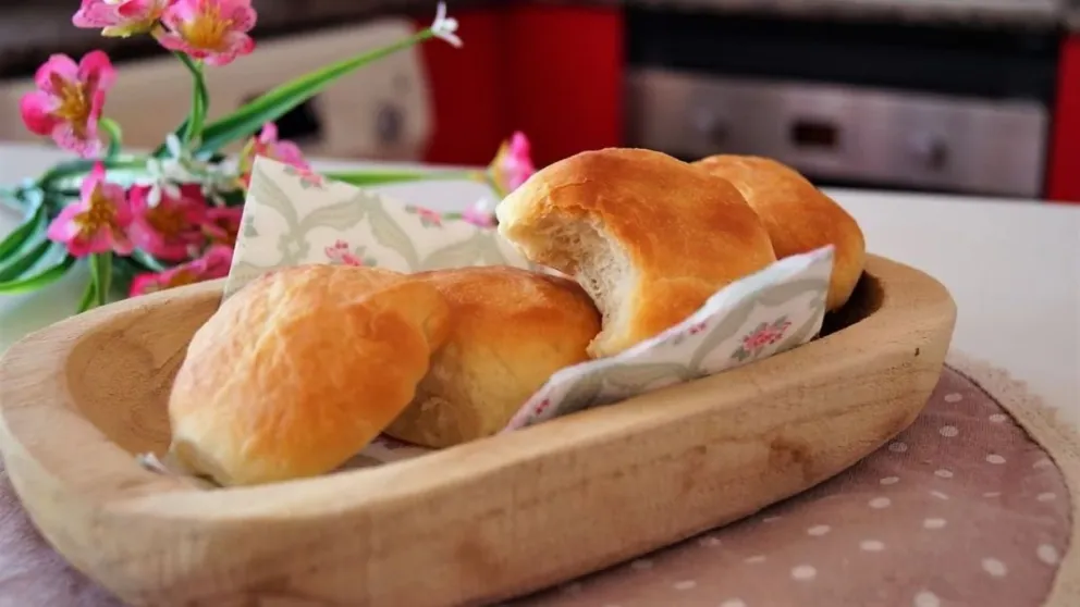 Una receta original: pancitos de yogur, sin levadura ni horno