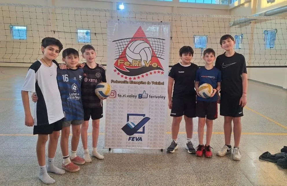 Barilochenses presentes en la preselección rionegrina Sub12 y Sub13 de vóley