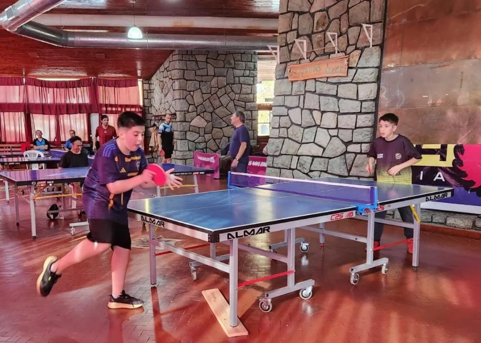 Hubo jornada de tenis de mesa municipal