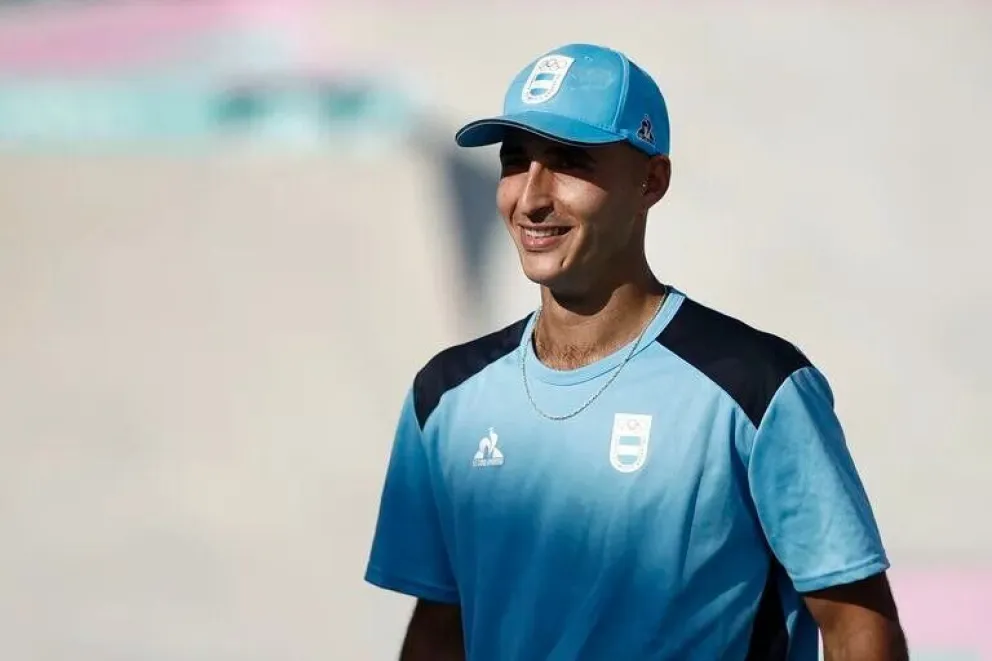 Matías Dell Olio fue finalista de skateboarding y obtuvo un diploma olímpico 