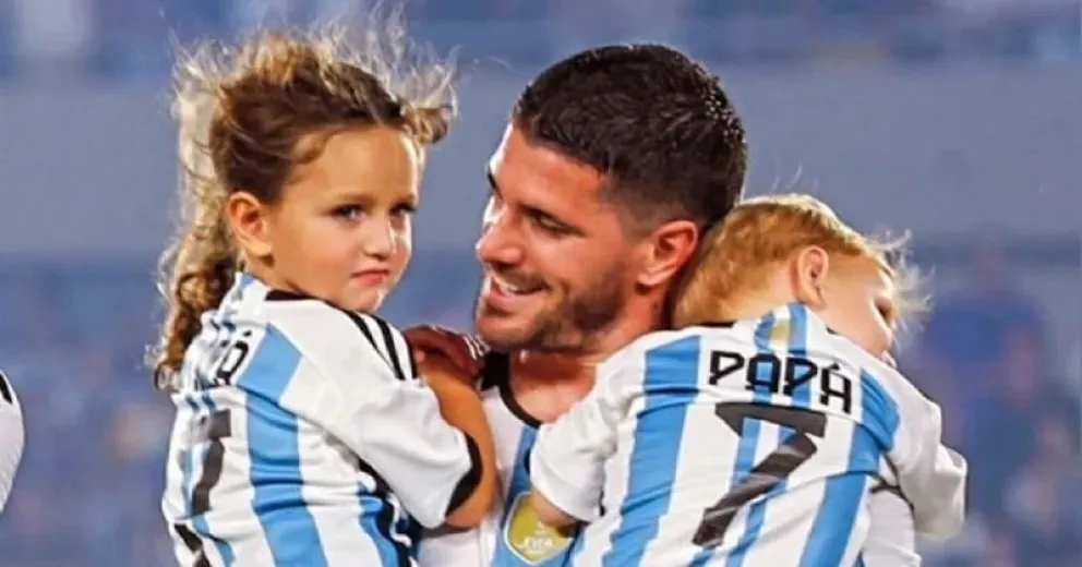 Rodrigo de Paul reveló el dulce pedido que le hace su hija antes de cada partido