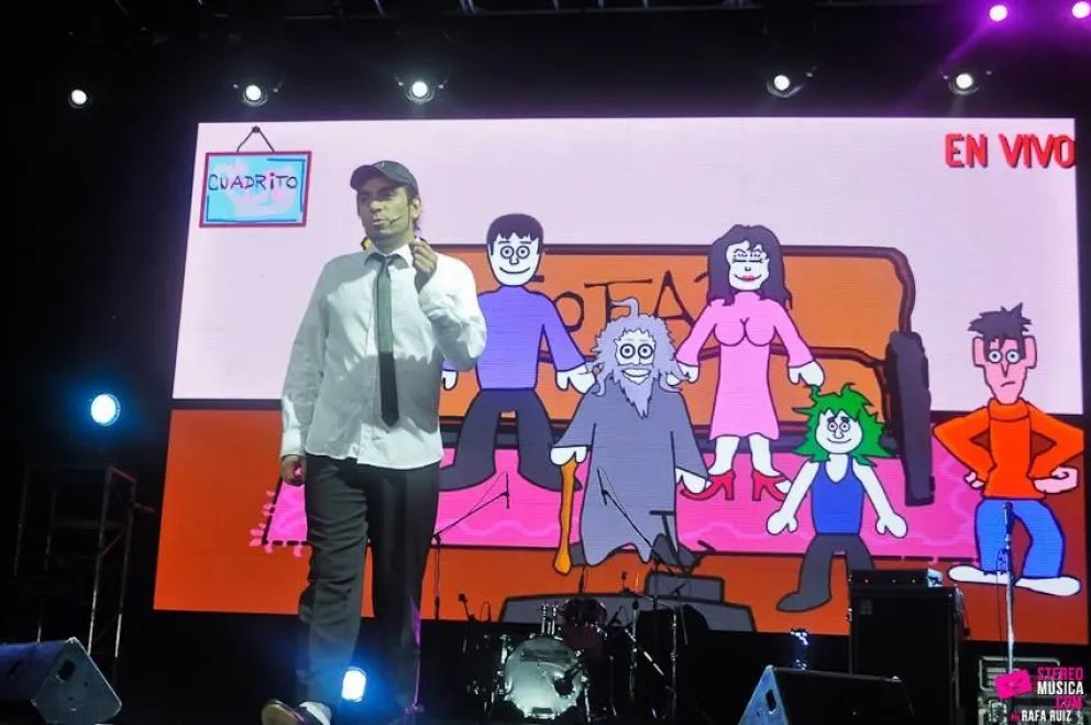 El autor y sus creaciones.