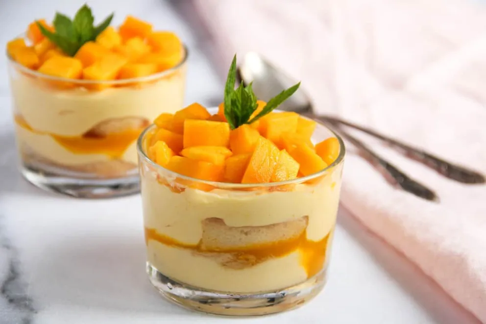 Una receta original: cómo preparar tiramisú de mango