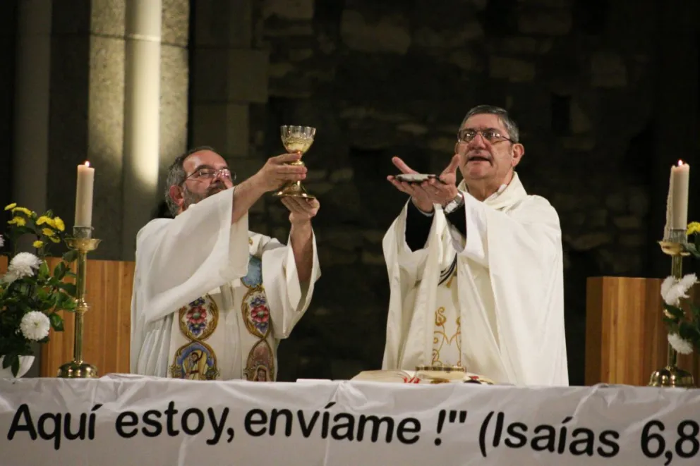 En la iglesia Catedral los fieles participaron de una misa por la Virgen de las Nieves