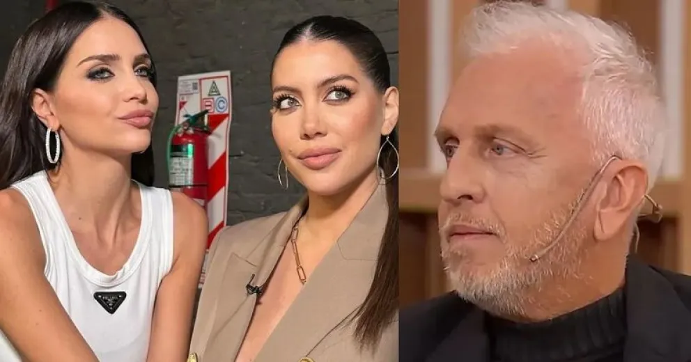 La reacción de Wanda y Zaira Nara al enterarse que su padre fue detenido por violencia de género