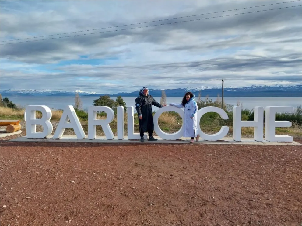 Roxana Pescader y Alejandro Mansilla presentes en Calafate