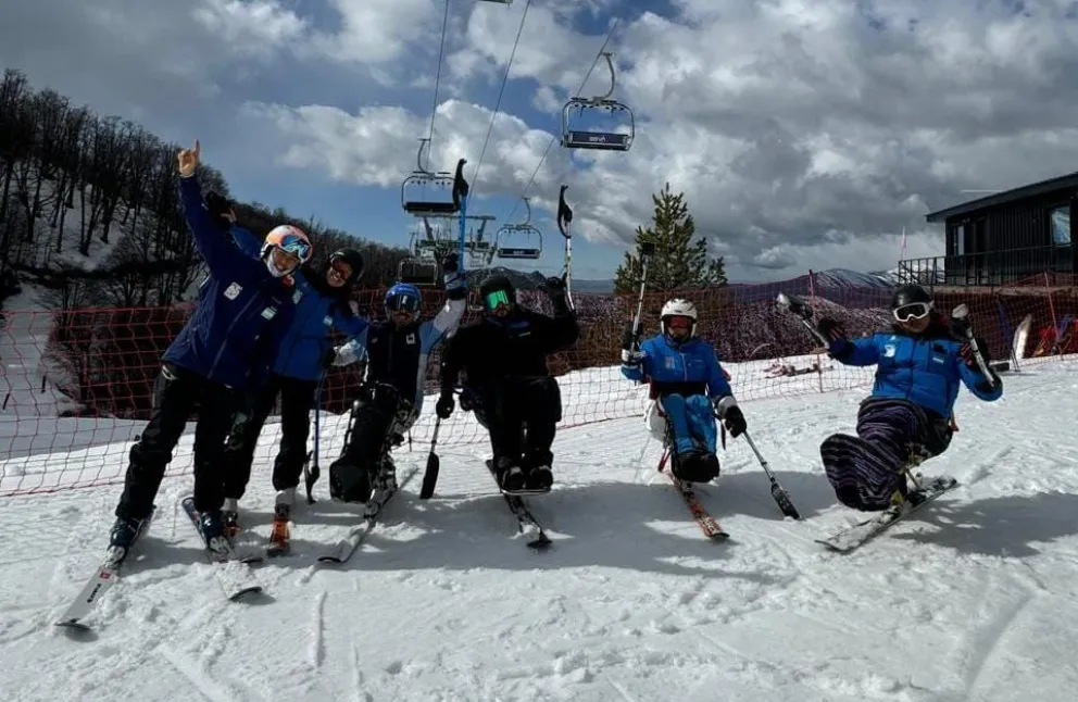 Deportistas con discapacidad compartieron una jornada con el atleta paralímpico Enrique Plantey