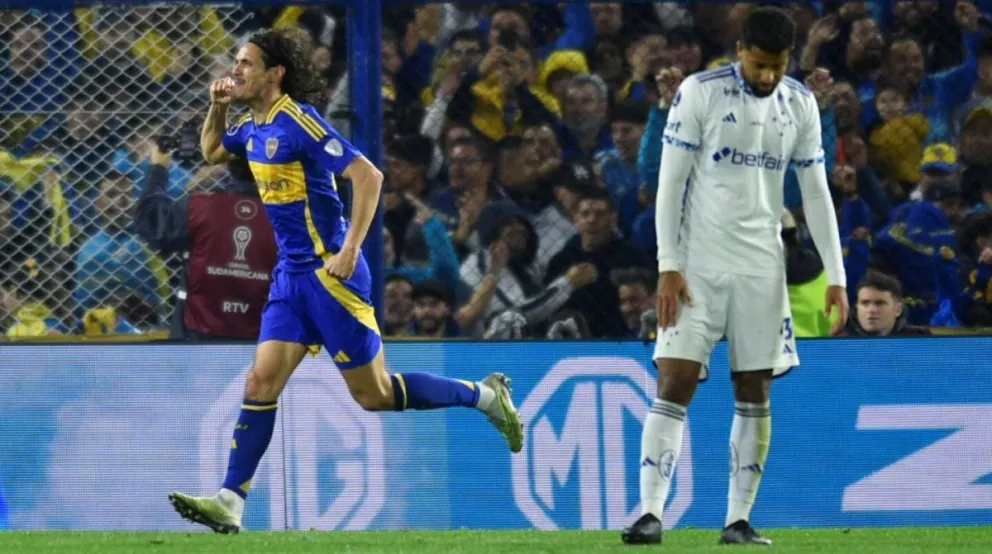 Boca venció 1-0 a Cruzeiro por la ida de los octavos de final de la Copa Sudamericana