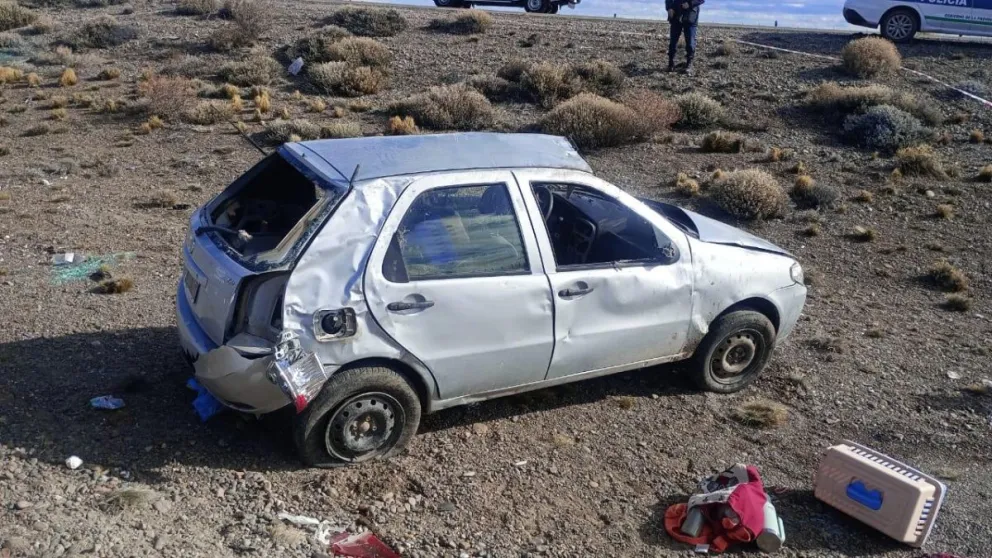 Fatal vuelco en Ruta 40 dejó como saldo dos muertos 