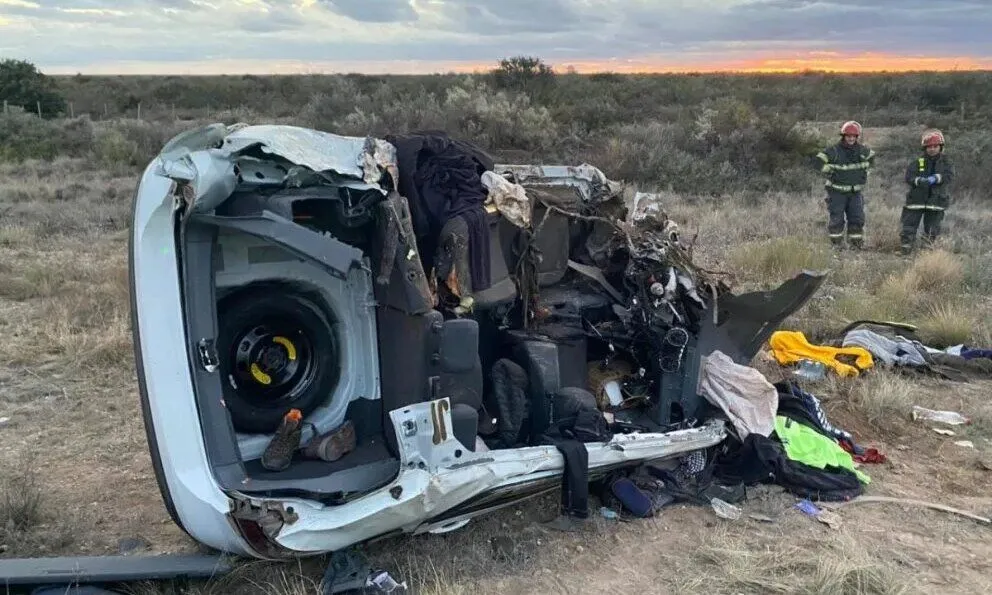 Murieron tres personas en un grave accidente vial en la Ruta Nacional 251