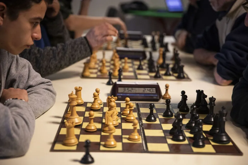 Una buen plan para los amantes del ajedrez. Foto de Eugenia Neme.