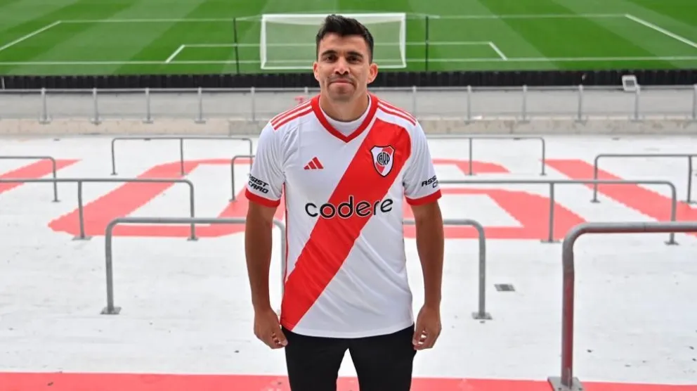 Es oficial: llegó Marcos Acuña a River