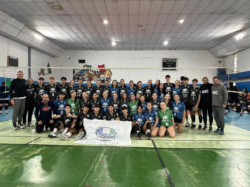 Tres equipos de Bariloche Vóley Club rumbo al Segundo Clasificatorio Sub-18