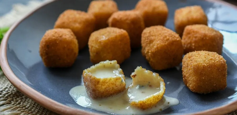 ¿Cuál es el secreto para que las croquetas queden crocantes por fuera y líquidas por dentro? 