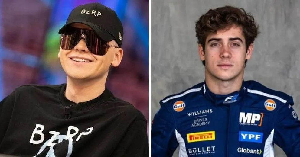Cómo nació la amistad entre Bizarrap y Franco Colapinto, el joven argentino que llegó a la Fórmula 1