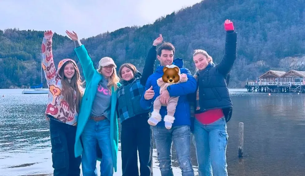 Qué hizo Nicole Neumann junto a sus hijas en su visita a San Martín de los Andes