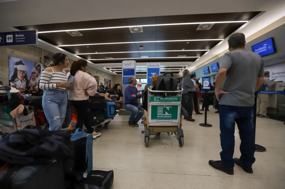 Anuncian medidas de fuerza desde mañana miércoles en todos los aeropuertos del país de cara a las fiestas de fin de año. Foto de archivo; Eugenia Neme.