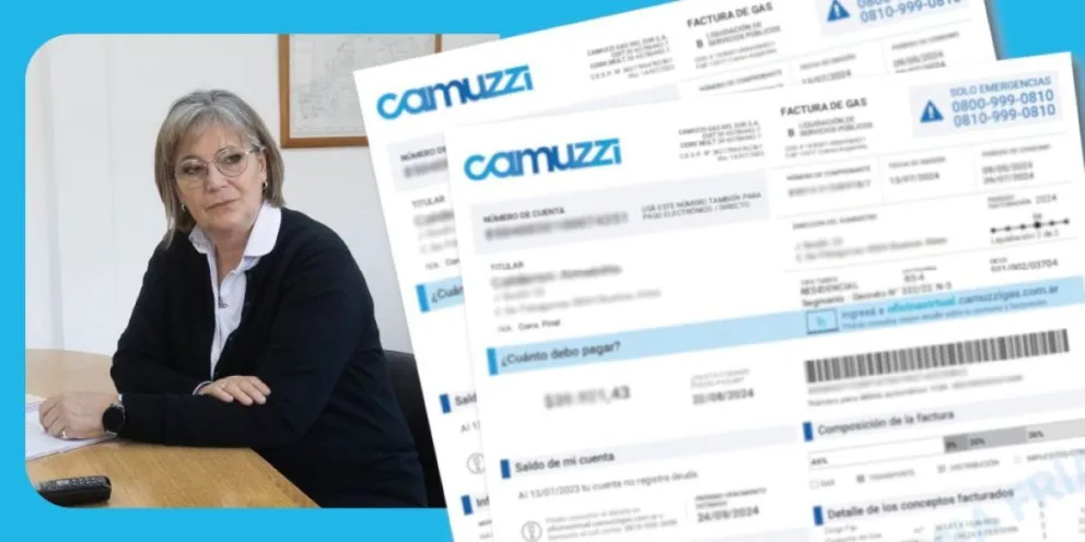 Exigen que Camuzzi evite sacar dos facturas con vencimiento dentro de un mismo mes