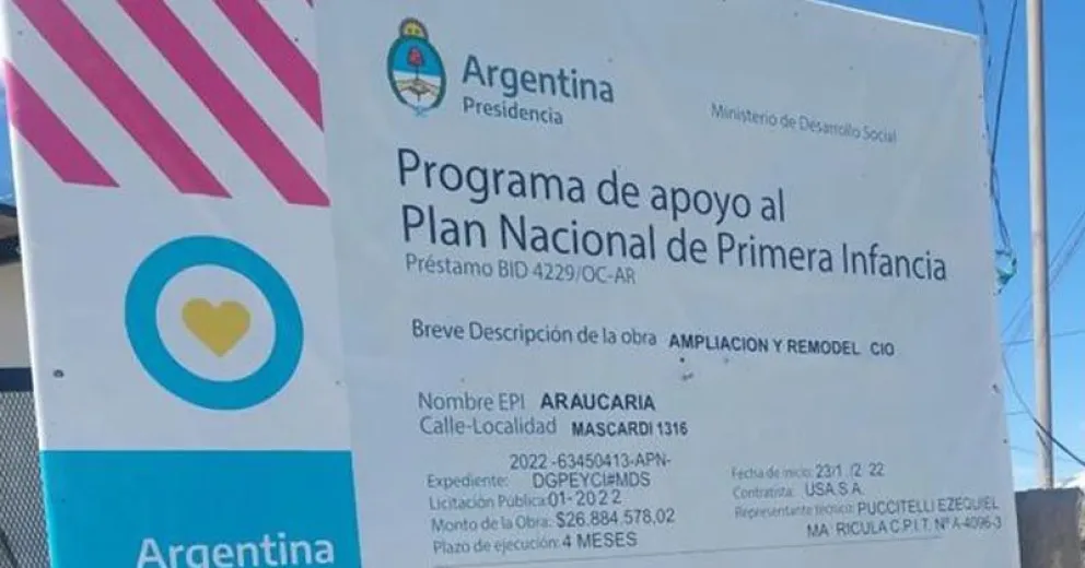 Pedido de información a Nación por el cierre de Centros Infantiles Municipales