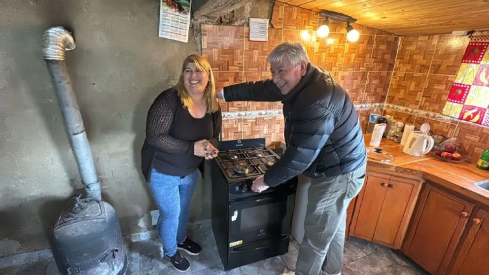 El gas natural llegó al barrio Virgen Misionera 