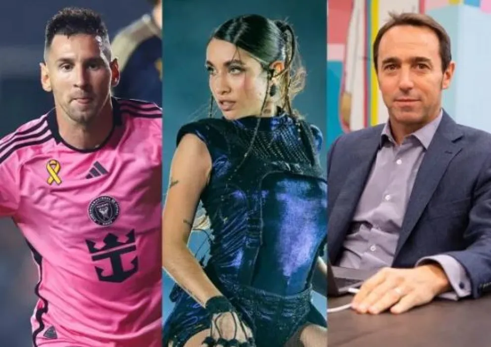 Messi, María Becerra y Galperìn, entre los argentinos más influyentes en la región
