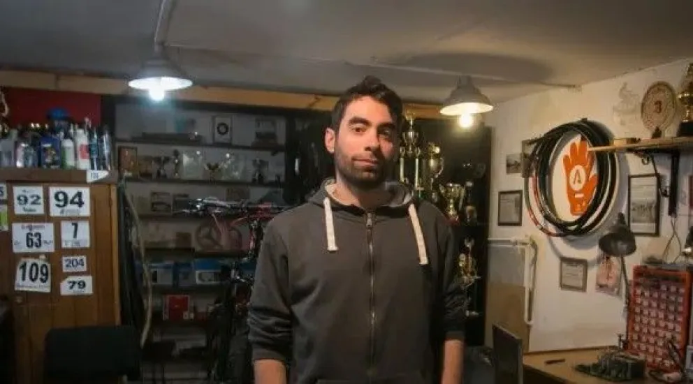 La vida como una gran pedaleada (fotos: Facundo Pardo).