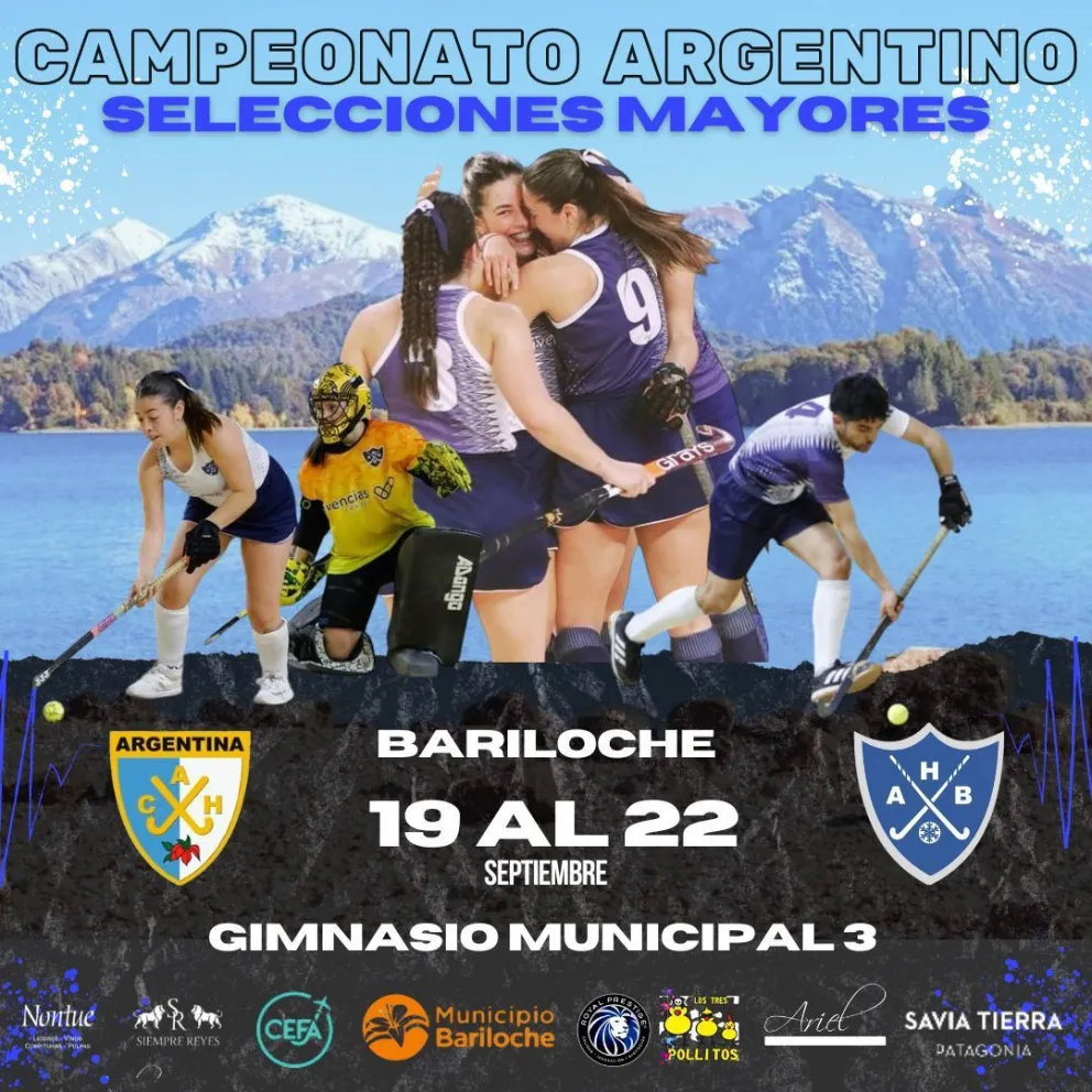 Bariloche recibe al mejor hockey pista del país en el Municipal 3