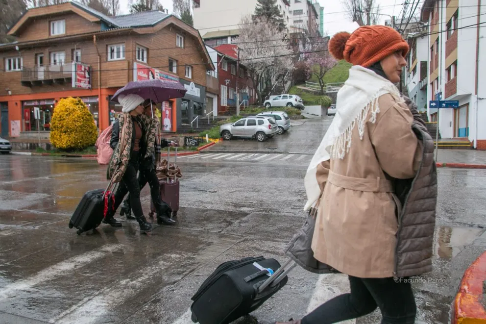 Una jornada de poca actividad en la ciudad.