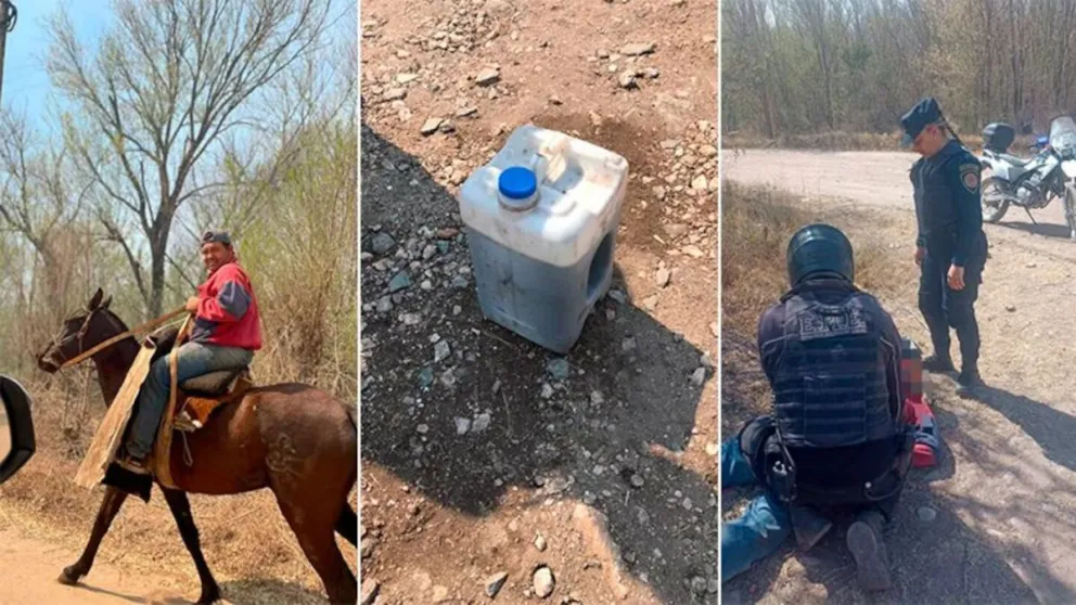 Incendios en Córdoba: detuvieron a una persona con bidones de combustible 