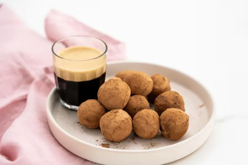 Receta de trufas de palta y chocolate