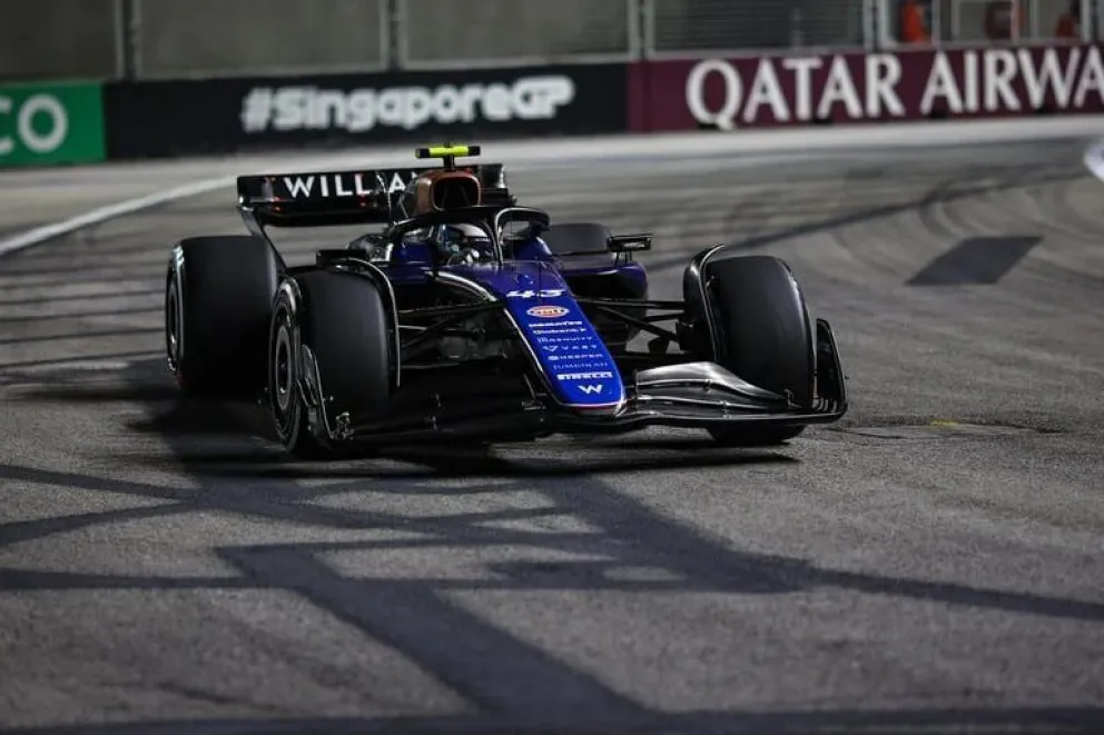 Colapinto hizo una gran carrera, pero terminó 11° y no pudo sumar puntos en el GP de Singapur