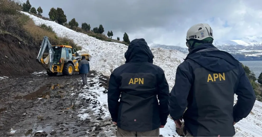Avalancha cerró el camino en la zona de Huenchulafquen