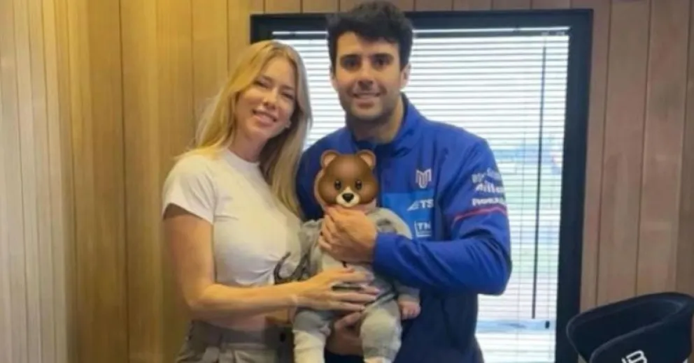 Nicole Neumann y Manu Urcera mostraron por primera vez la cara de su bebé en sus vacaciones