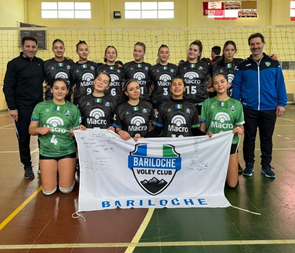 Tres equipos de Bariloche Vóley Club rumbo al Provincial Sub16 de Vóley