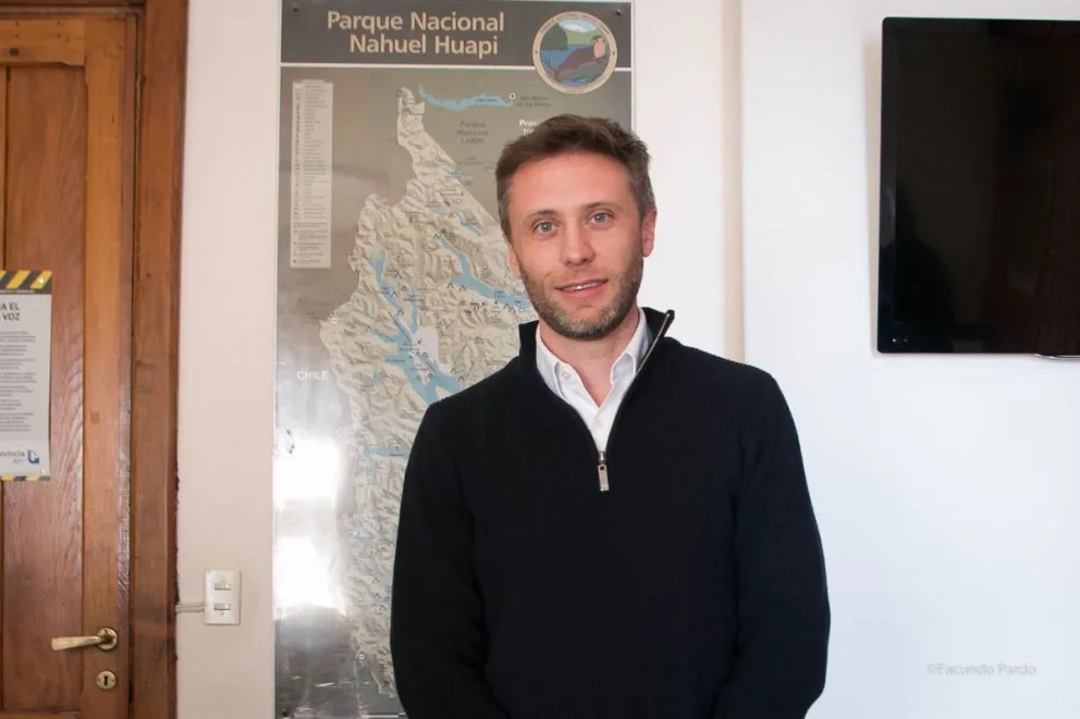 El presidente de Parques Nacionales expone la manera en que se actuó durante el año (foto: Facundo Pardo).